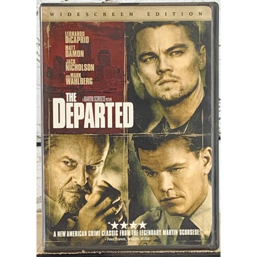 The Departed (DVD 2006) Leonardo‎ DiCaprio Matt Damon Jack Nicholson Scorsese